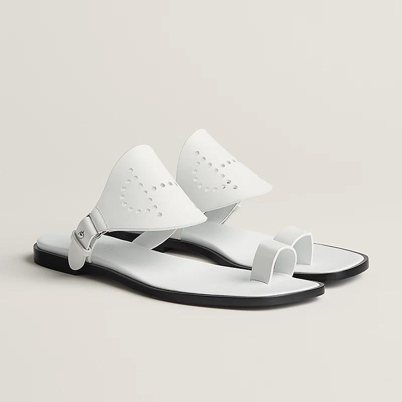 Dép Hermes Hera Sandal Nữ Trắng